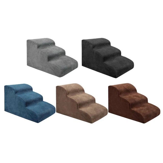 Échelle Pliable 4 Marches Pour Chien Chat – Antidérapante, Portable, Pour Accéder Au Canapé Ou Lit Haut