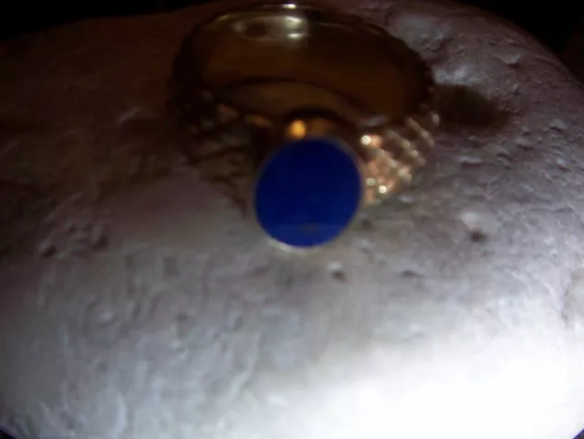 WMM-Lapislazuli-585/14/Kt-Gelb-Gold-13,8-Gramm-Designer-Ring-Schlangen-Schuppen 3