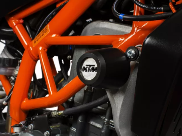 Kit Tamponi Paratelaio Ktm Duke 390 Ub Paramotore Protezioni Motore Engine Guard