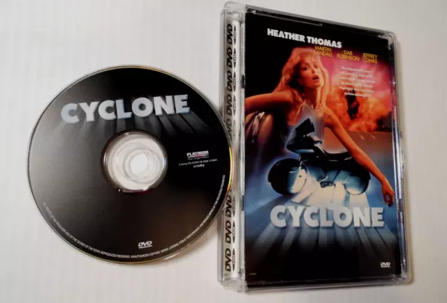 DVD CYCLONE Heather Thomas Martin Landau OOP Fred Ray KNIGHT RIDER SCIFI TECH