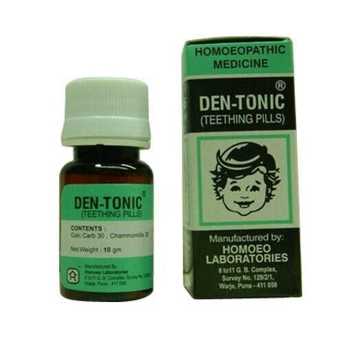 2 x Den-Tonic (Teething Peel) For Small Baby From India-Homeopathic (10gm)