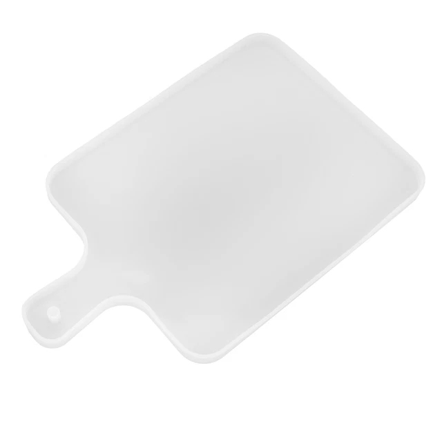 Rectangle Cheese Board Epoxy Resin Silicone Molds Resin Mould Coaster Handle
