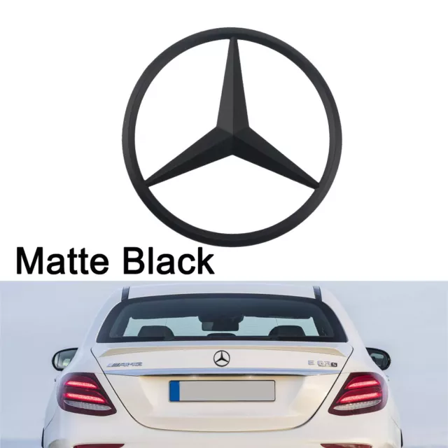 Emblème étoile noir mat pour Mercedes Benz E Class W213 2016-20 A2138170116