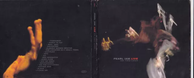 Pearl Jam digipak cd album- Live On Two Legs