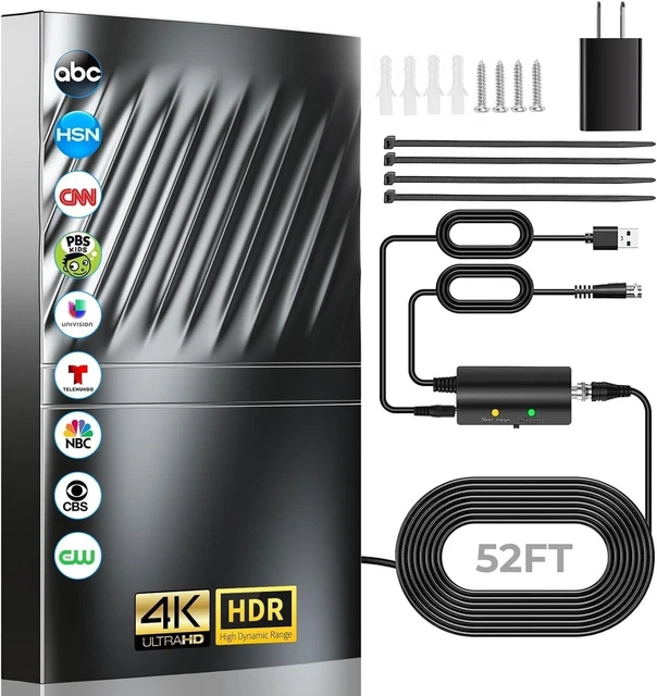 Digital 6000 Miles Outdoor 35dBi Long Range Signal Amplifier 4K