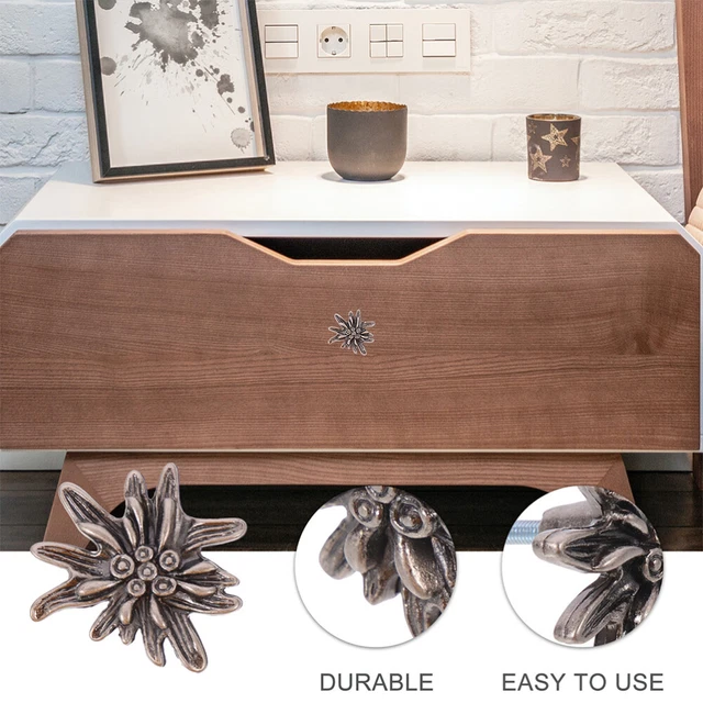 2 Pcs Retro Handle Cabinet Door Knobs Cabinet Knobs European Style 2