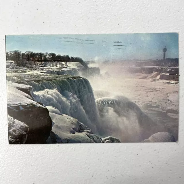 Vintage New York NY Niagara Falls American Falls Postcard - Posted