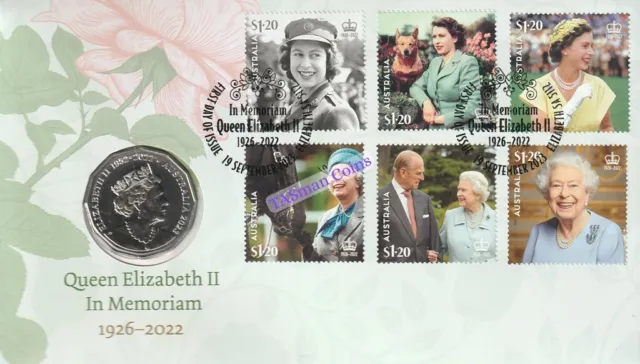 PNC Australia 2023 Queen Elizabeth II QEII In Memoriam RAM 50c Coin
