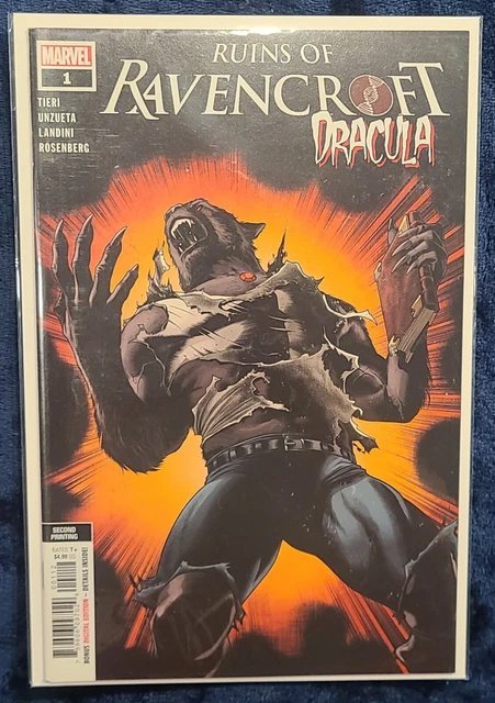 Ruins of Ravencroft Dracula 1C Sandoval Rare Variant 2nd Print (Marvel 2020) NM+