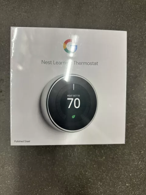Google Nest Learning (3rd Generation) Programmable Thermostat - T3019US