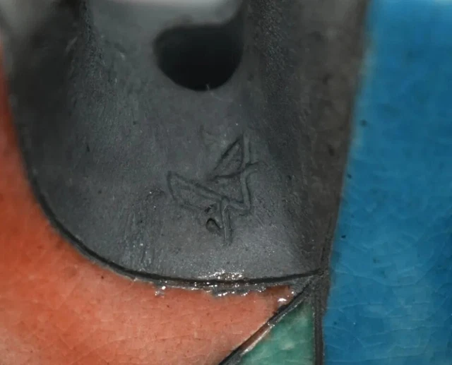 Raku Keramik Elefant Figur handbemalt Südafrika 8