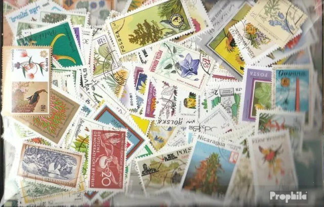 Briefmarken Motive Pflanzen 2.000 verschiedene Blumen und Pflanzen Marken