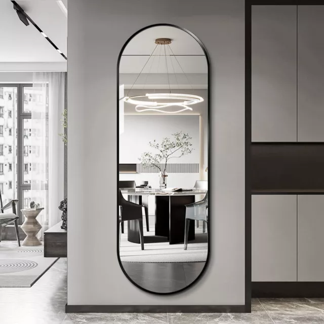 Long Full Length Glass Mirror Wall Mounted Bathroom Bedroom Hallway Living Room