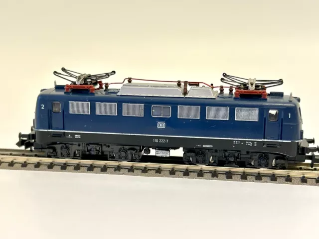 Fleischmann 7335 piccolo N BR 110 222-7 E-Lok Lokomotive blau DB