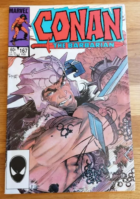 COMIC - Bronze Age Marvel Conan The Barbarian #167 Feb 1985 Fleisher VG