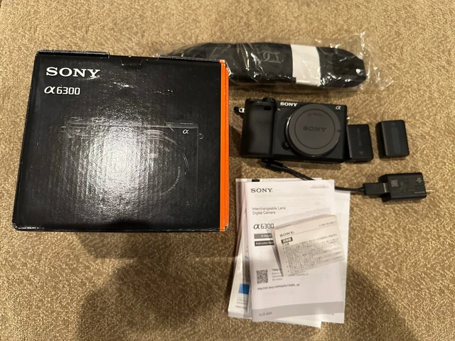 Sony Alpha A6300 24.2MP Digital Camera - Black (Body Only)
