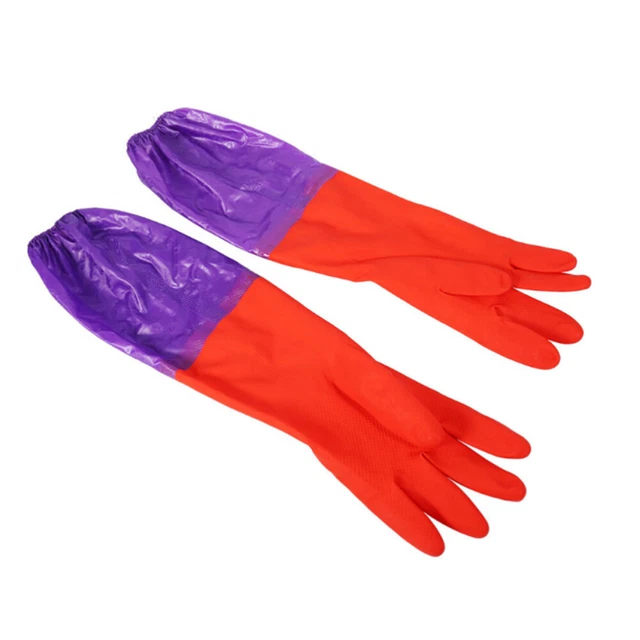 Guantes de cocina de goma guantes de plato de goma guantes de lavado de cocina