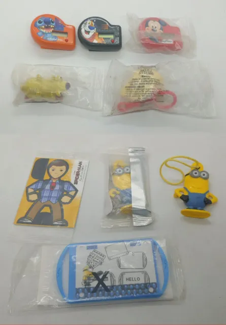 Cereal Step Counters and Minion Toy Lot