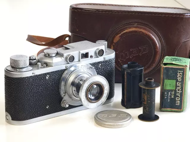 SERVICED! FED NKVD SSSR Dzerzhinsky + FED 3.5/50mm, 35mm Film Vintage Camera.