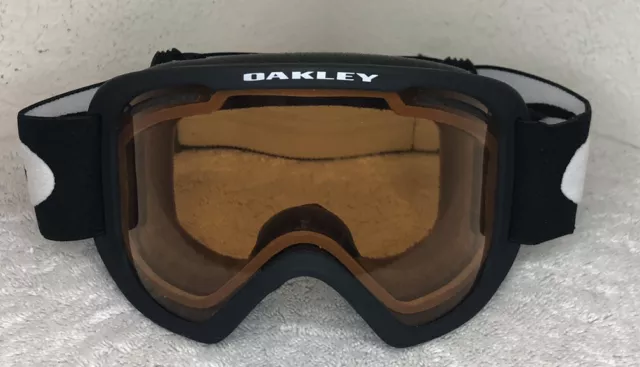 Oakley O-Frame Pro S Ski & Snowboard Goggles Matte Black Fire Iridium Near Mint