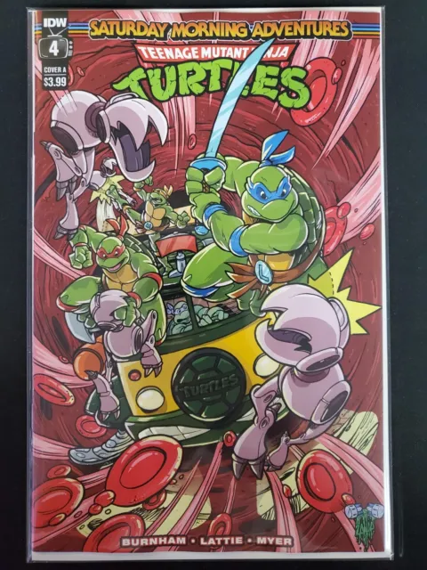 Teenage Mutant Ninja Turtles Saturday Morning Adventures #4 A Cvr IDW 2023 VF/NM