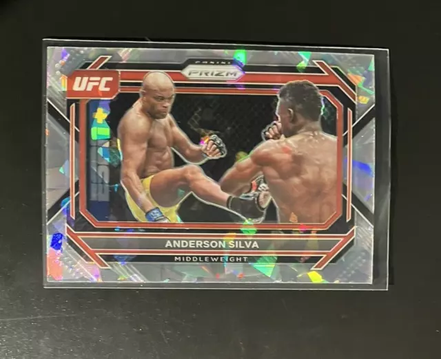 2023 Panini Prizm UFC - Anderson Silva SILVER ICE Parallel #76
