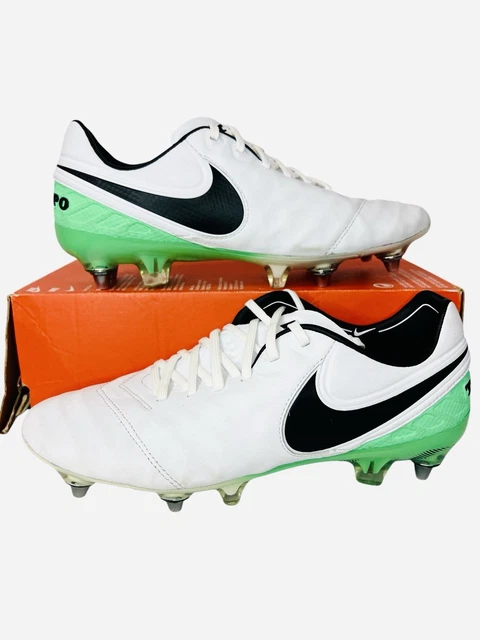 NIKE TIEMPO LEGEND VI SG Pro Soccer Cleats Mens Size 9 White  display picture 2