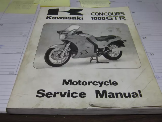 Kawasaki 1986-1997 ZG1000A Concours  service manual