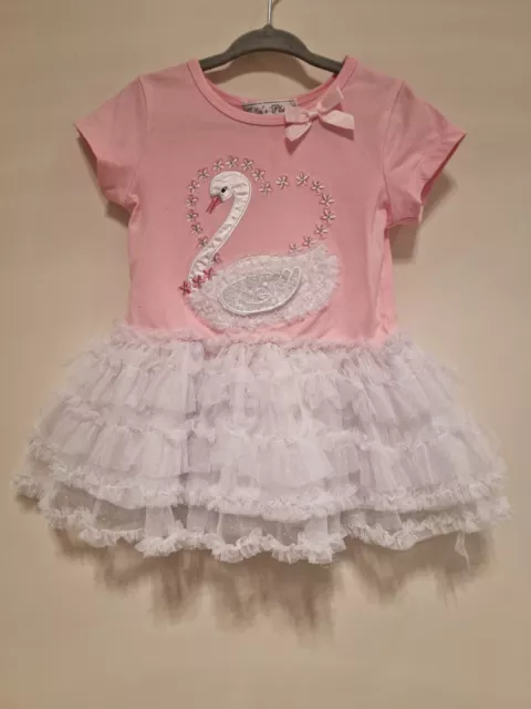 Girls Ollies Place Swan Dress Size 1