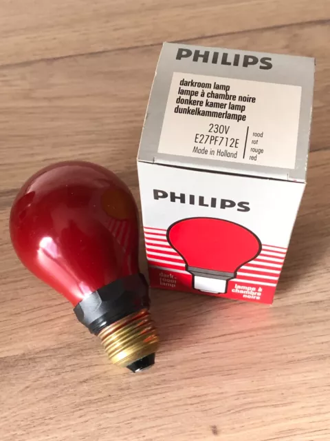 Lampada rossa Philips per camera oscura 230V E27 PF712E