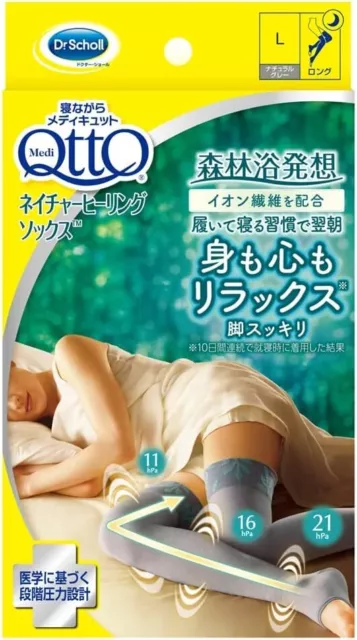 Dr.Scholl Medi QttO Nature Healing Socks Long Legs Care Compression Socks