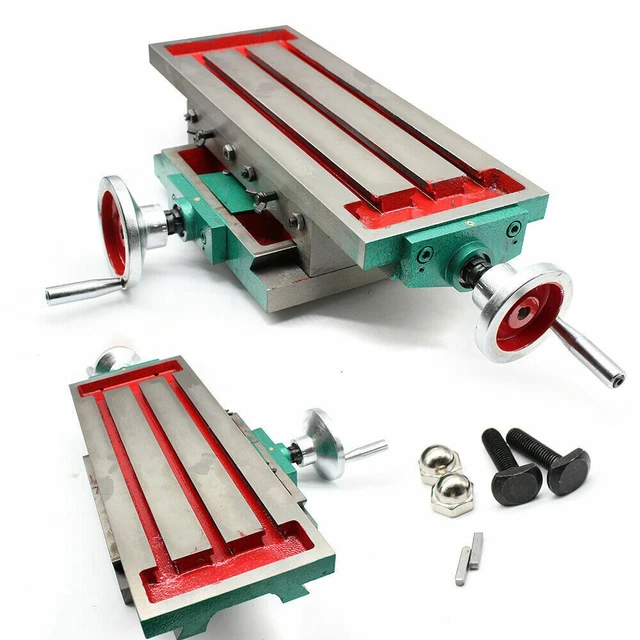 WORKTABLE X Y Axis Cross Slide Table Bench Drill Vise Fixture Milling ...