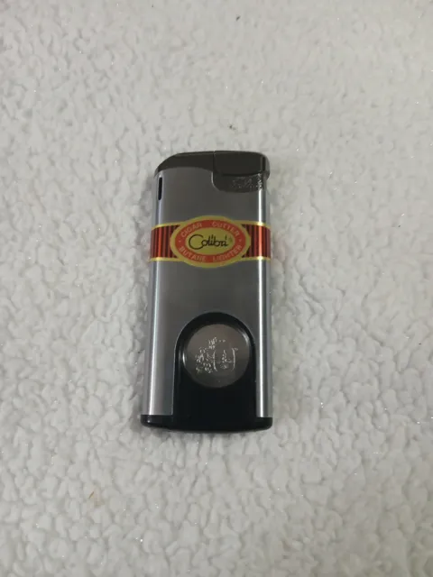 Vintage Colibri Maestro #LTR-710 Cigar Lighter with Steel Guillotine No GAS