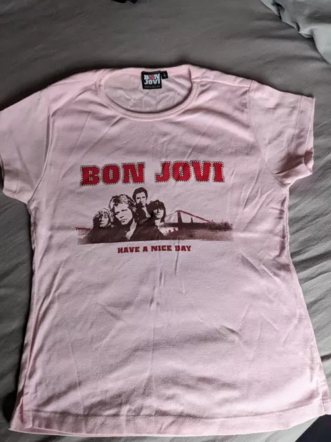 Bon Jovi Have A Nice Day T-shirt L