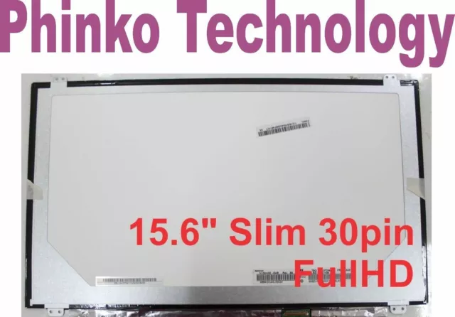 New 15.6" Full HD Slim Laptop Screen for B156HTN03.5, NT156FHM-N41  30 PIN