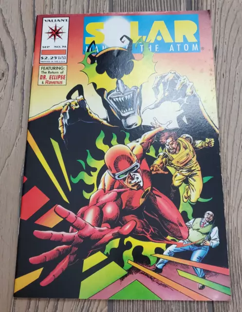 Valiant Comics Solar Man of the Atom Comic Book Single Issue #36 Sept 1994