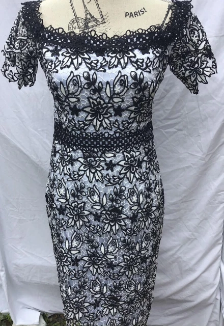 LIPSY VIP WOMENS Crochet lace Dress Size 10 Brand New With Tags Short Sleeved 45.00 PicClick UK