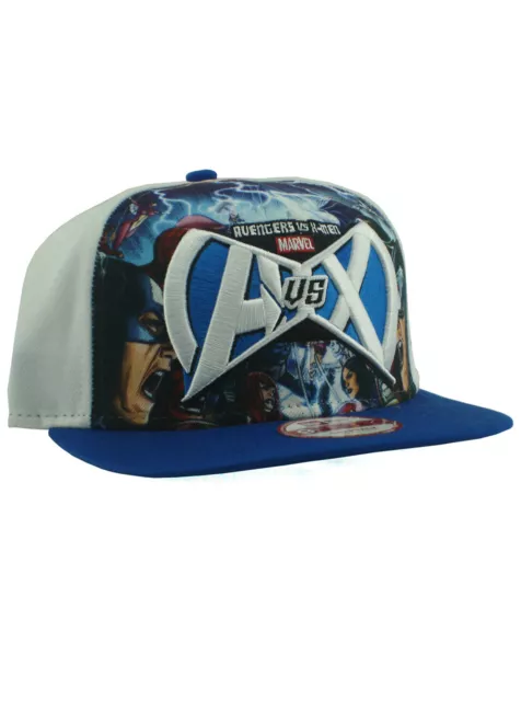 New Era Avengers Vs X-Men 9fifty Snapback Hat Adjustable AVX Marvel Comics White