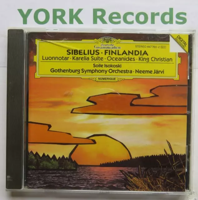 SIBELIUS - Finlandia / Luonnotar / Karelia etc JARVI Gothenburg SO - Ex CD DG