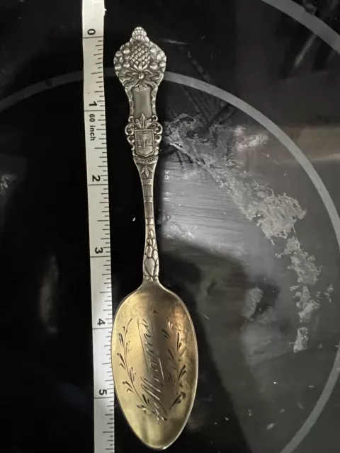 Sterling silver souvenir spoon in Miami Florida