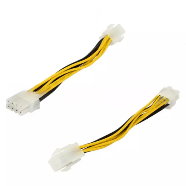 ATX 4Pin Male to 8Pin Female EPS Power Cable For Desktop Motherboard CPU Power