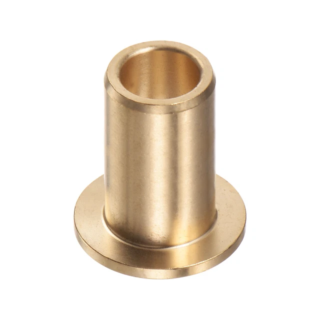 Flange Bearing Sleeve 10mm x 14mm x 30mm Bronze Self-Lubricating Bushings