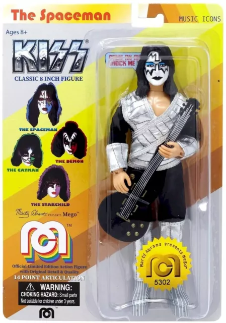 Mego Kiss Spaceman Figure Ace Frehley 8 Inch NEW