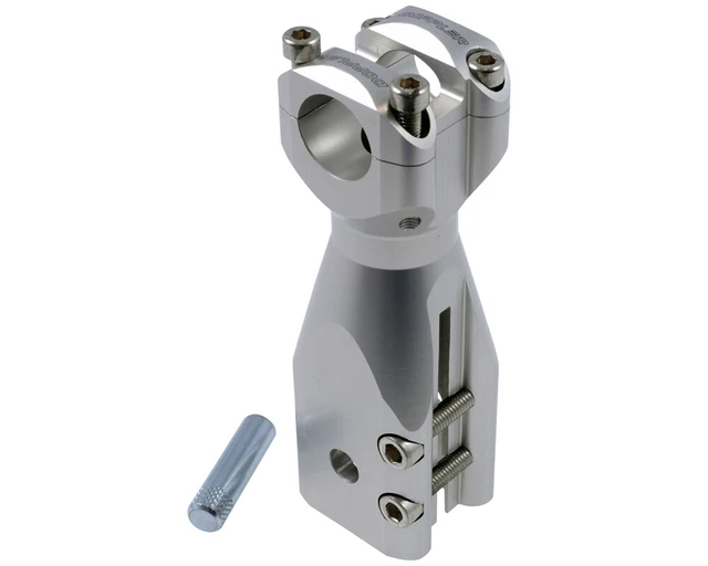 Pince de guidon Downhill DOPPLER Peugeot Speedfight, argent