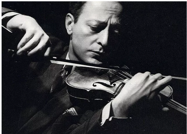 1951 Violinist JASCHA HEIFETZ Hand SIGNED AUTOGRAPH + PHOTO + MAT Jewish VIOLIN 2