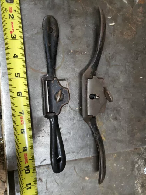 2 Vintage Stanley Spokeshaves No.63 USA, And No. 51