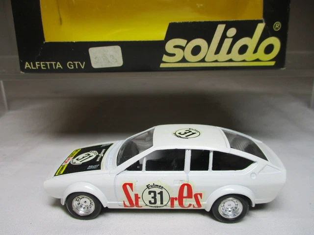Sticker Collection Voiture Décalque Alfa Romeo Alfetta GTV 1978 1:43 Solido - État Occasion, Pour Collectionneurs Décalque Alfa Romeo 1978
