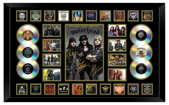 Motorhead Ace Of Spades signed Photo Limited Edition Framed Memorabilia