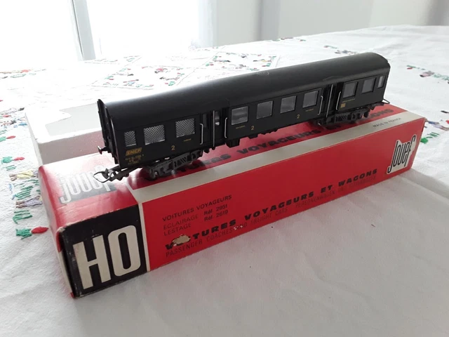 Train Ho Wagon Sncf Voiture Voyageurs 2er Classe Fourgon Modernisée Jouef 5104