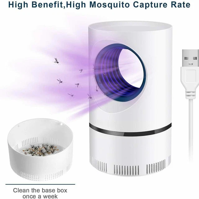 1X Electric Mosquito USB Killer Lamp UV Insect Fly Bug Catcher Trap Pest B0J0